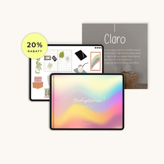 Bundle: Digitaler Studienplaner 2025/26 "Study-Buddy"