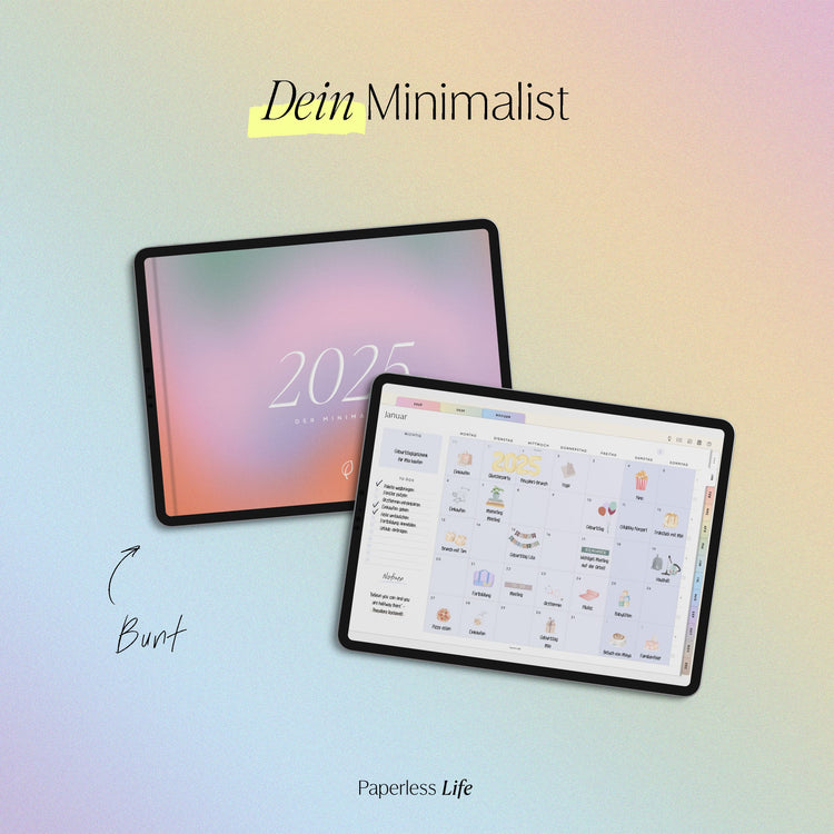 Digitaler Planer 2025 | Der Minimalist