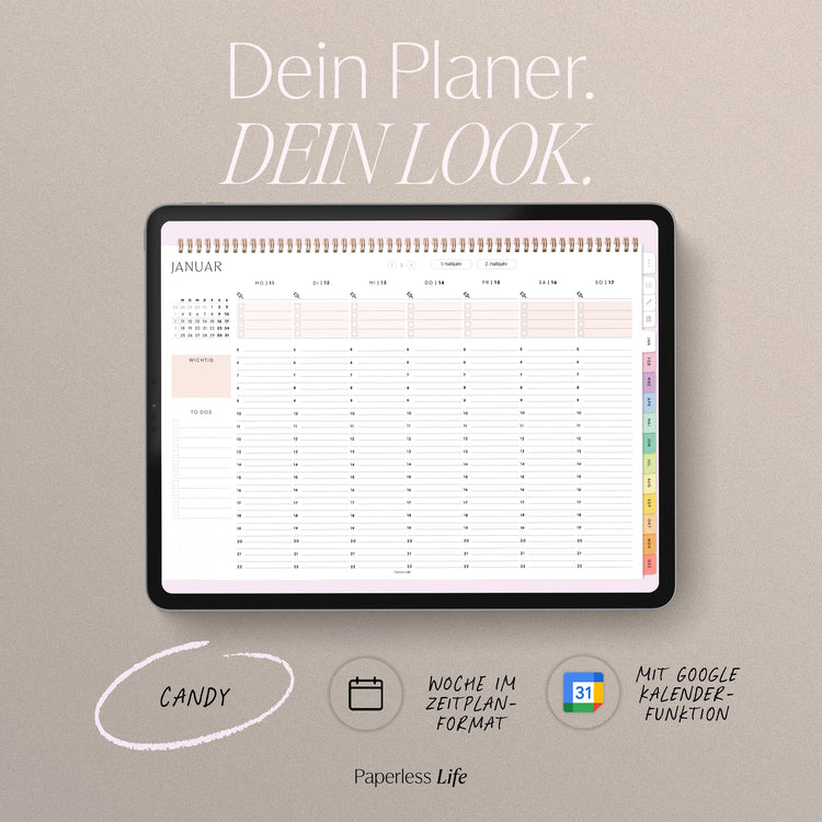 Digital Weekly Planner 2025
