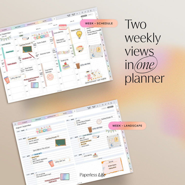 Digital Teacher Planner 2026 2027