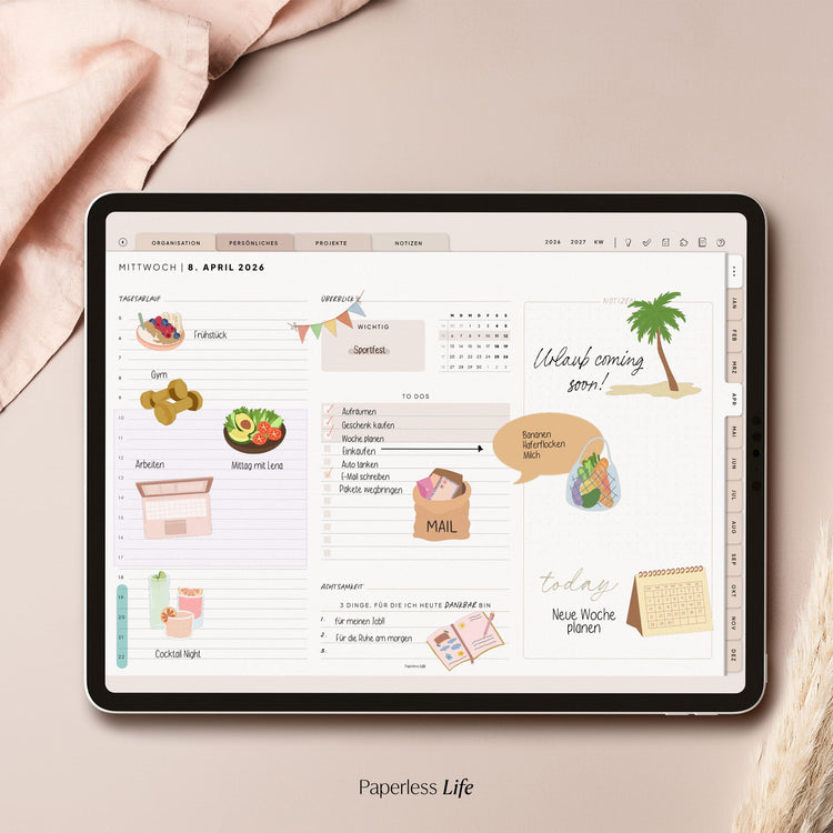 Digitale Sticker | Daily Essentials | Set 3