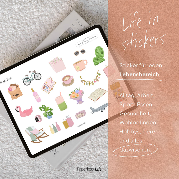 Digitale Sticker | Daily Essentials | Set 3