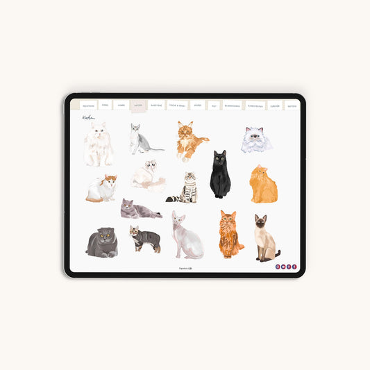 48 Digital Stickers | Dog "Paw Friends" 🐾