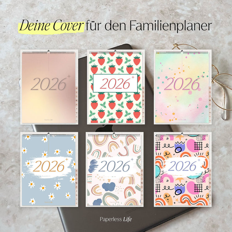 Digitaler Familienplaner 2026 | Wandkalender