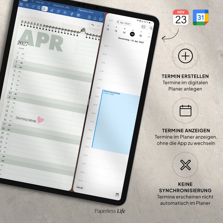 Digitaler Familienplaner 2027