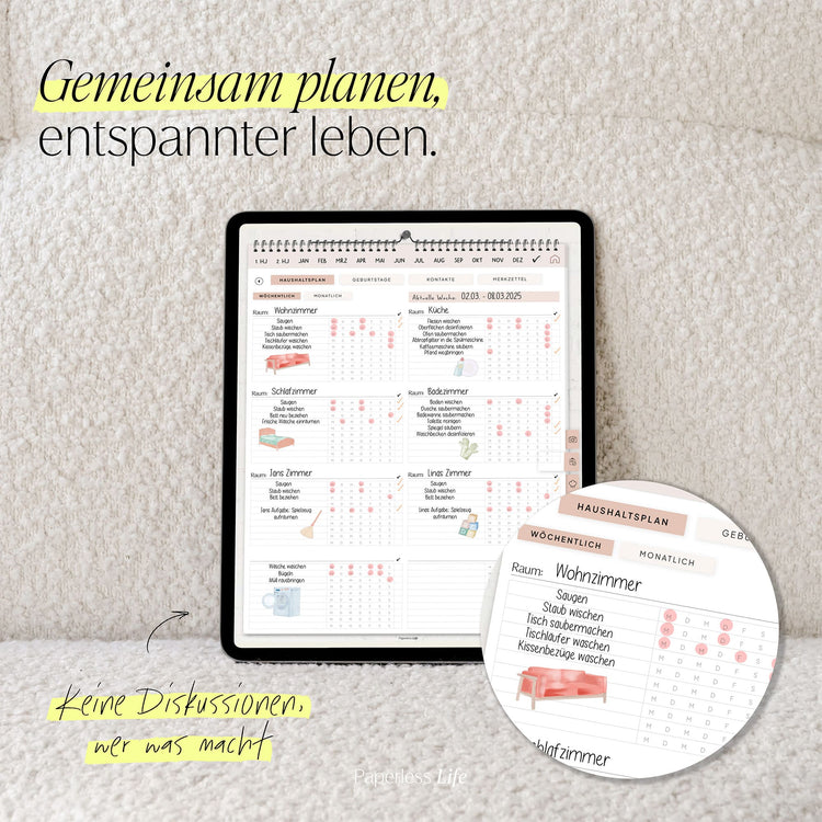 Digitaler Familienplaner 2026 | Wandkalender