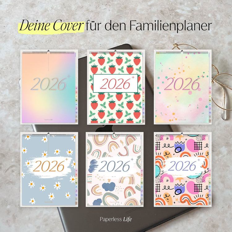 Digitaler Familienplaner 2026 | Wandkalender