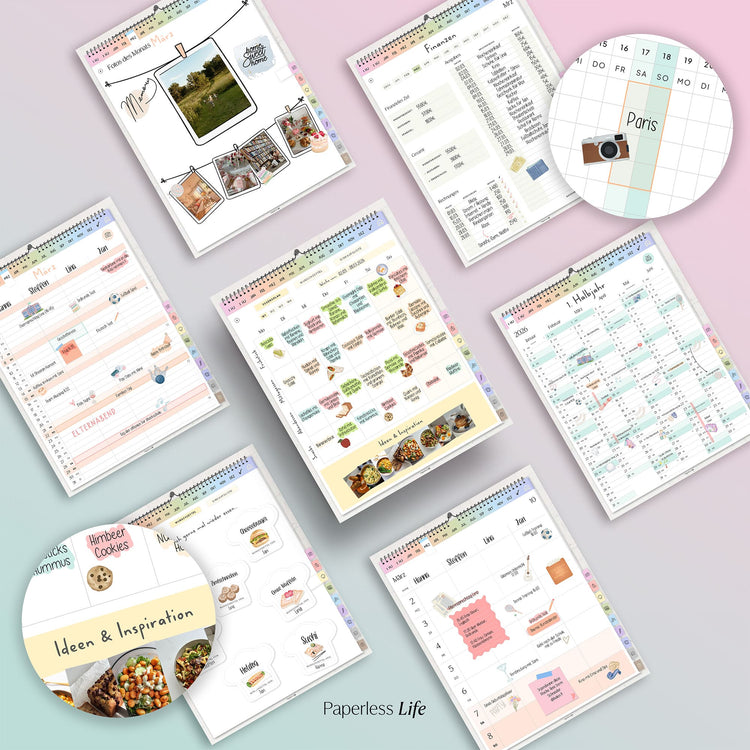 Digitaler Familienplaner 2026 | Wandkalender