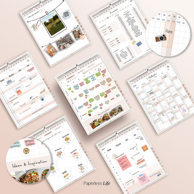 Digitaler Familienplaner 2026 | Wandkalender