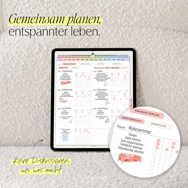 Digitaler Familienplaner 2026 | Wandkalender