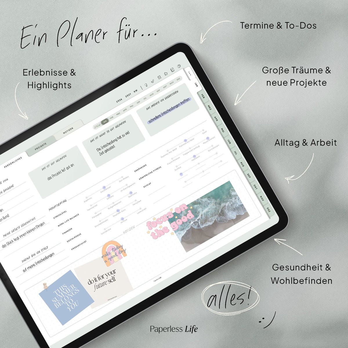 Digitaler Planer 2026 | Der Gamechanger