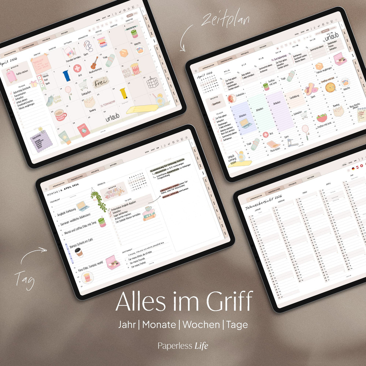 Digitaler Planer 2026 | Der Gamechanger