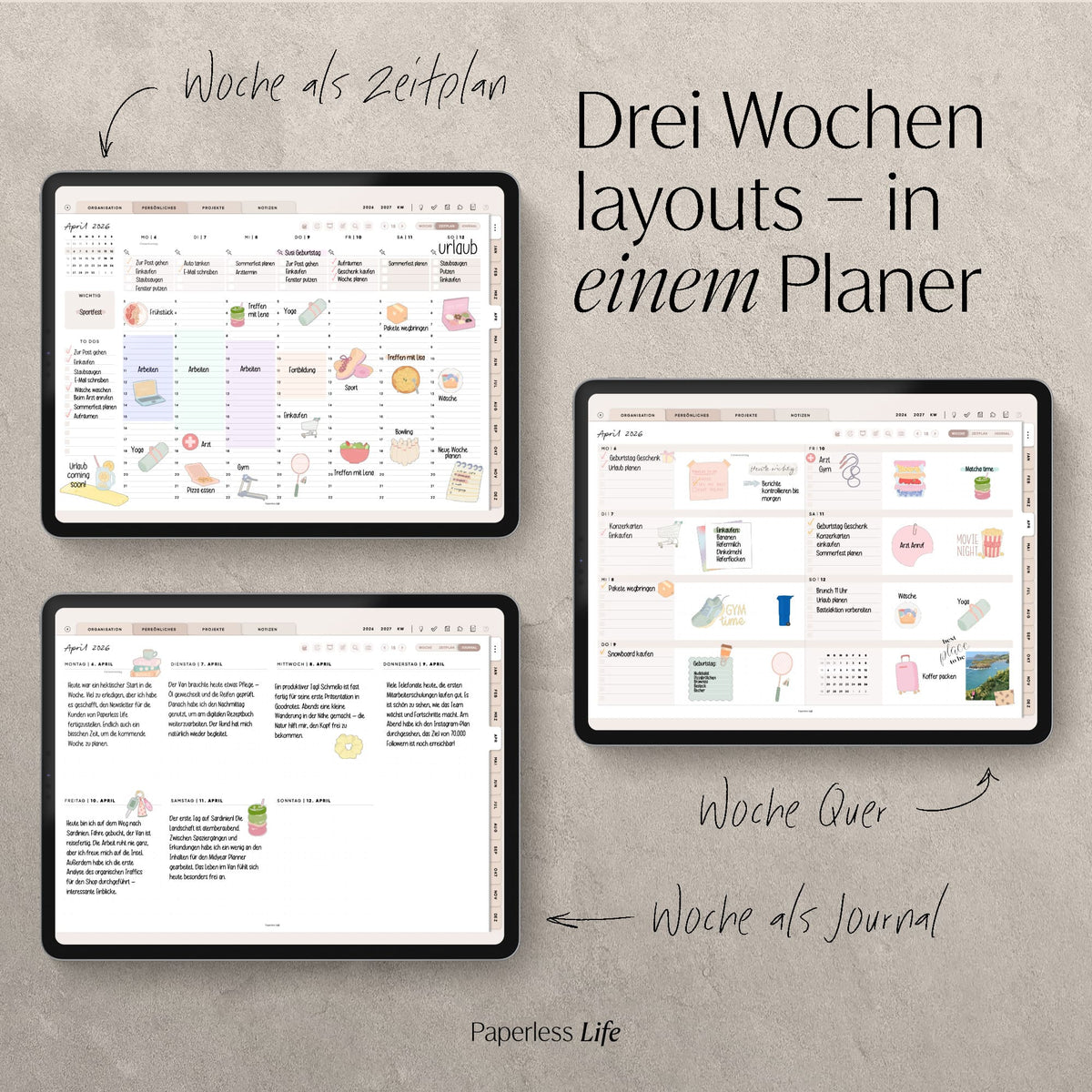 Digitaler Planer 2026 | Der Gamechanger