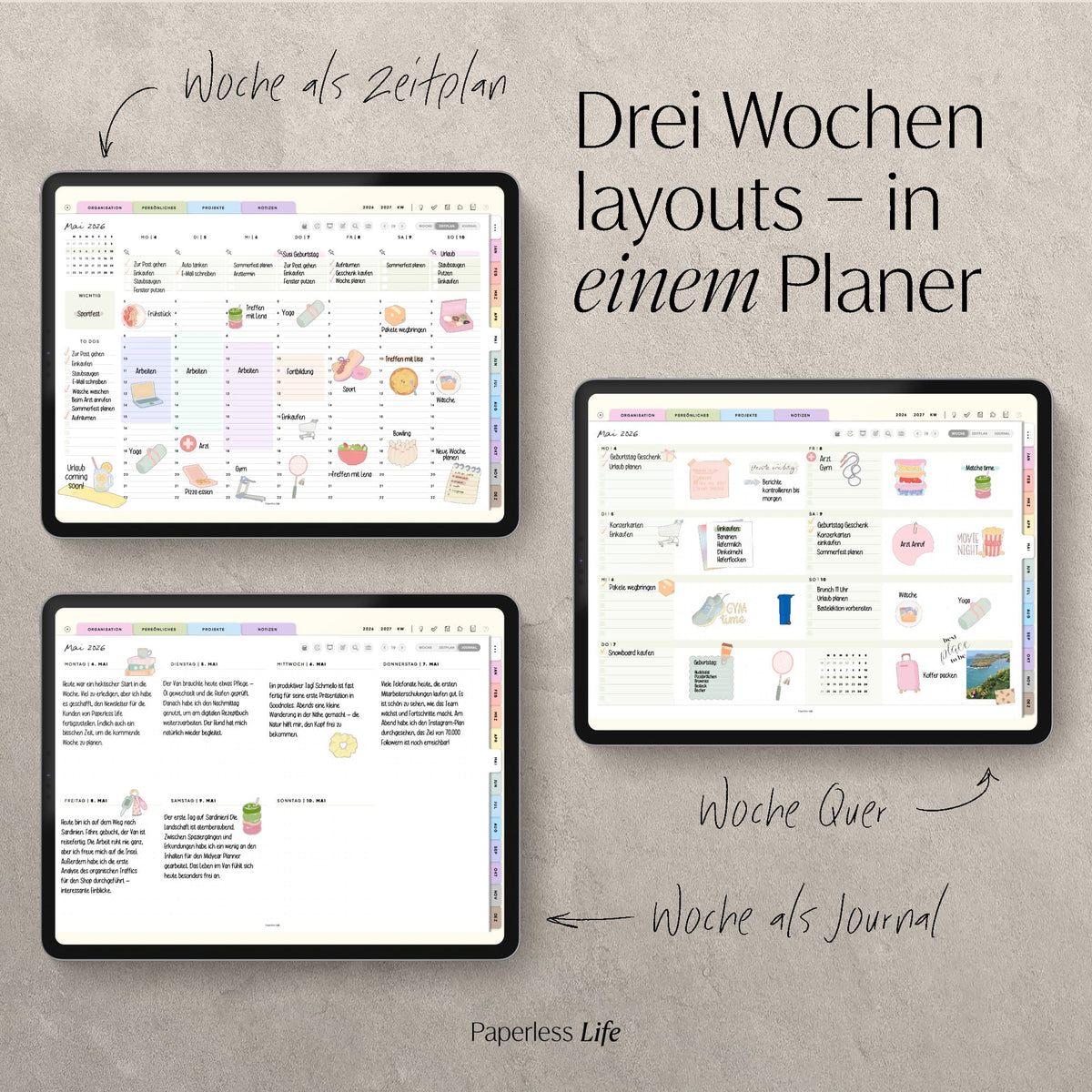 Digitaler Planer 2026 | Der Gamechanger