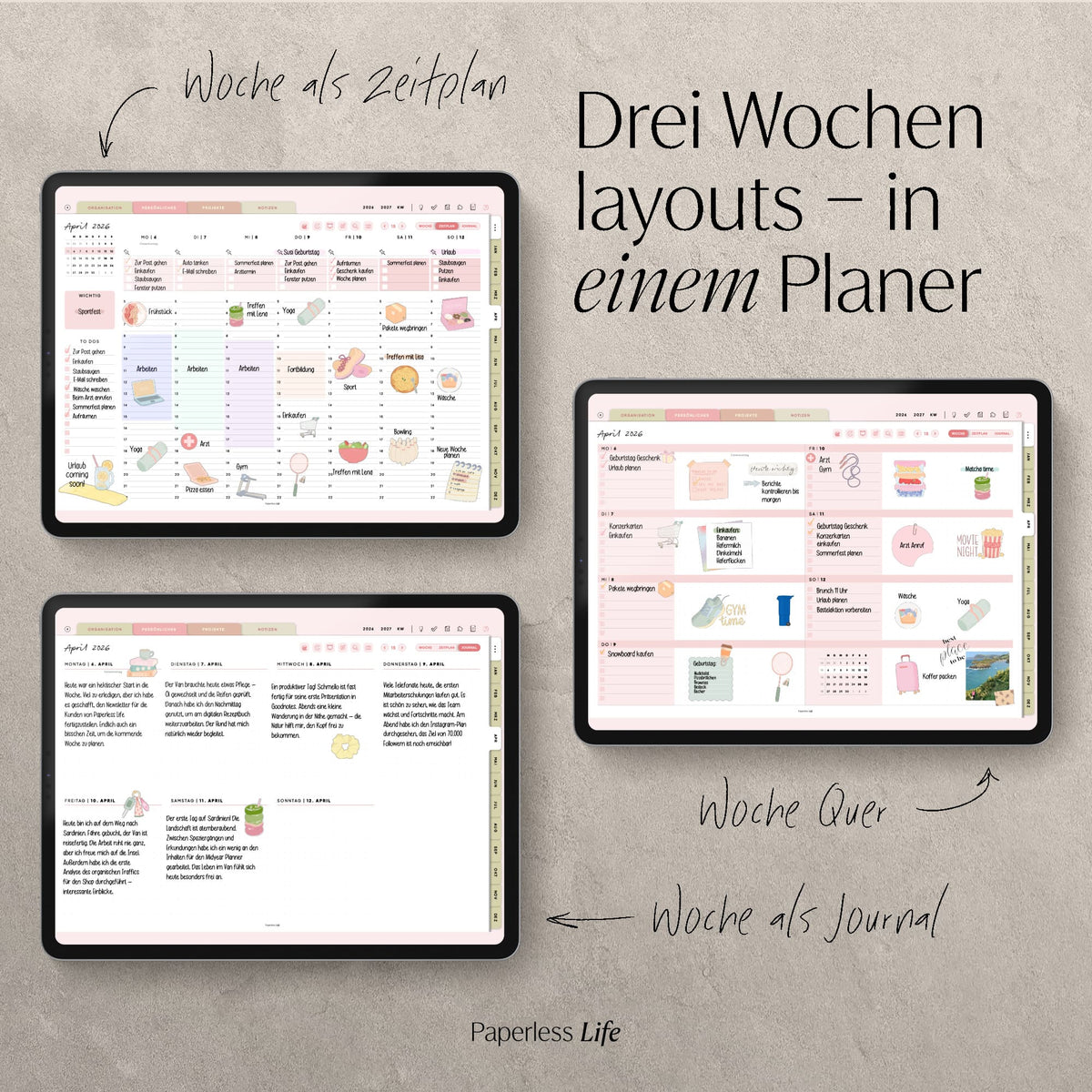 Digitaler Planer 2026 | Der Gamechanger