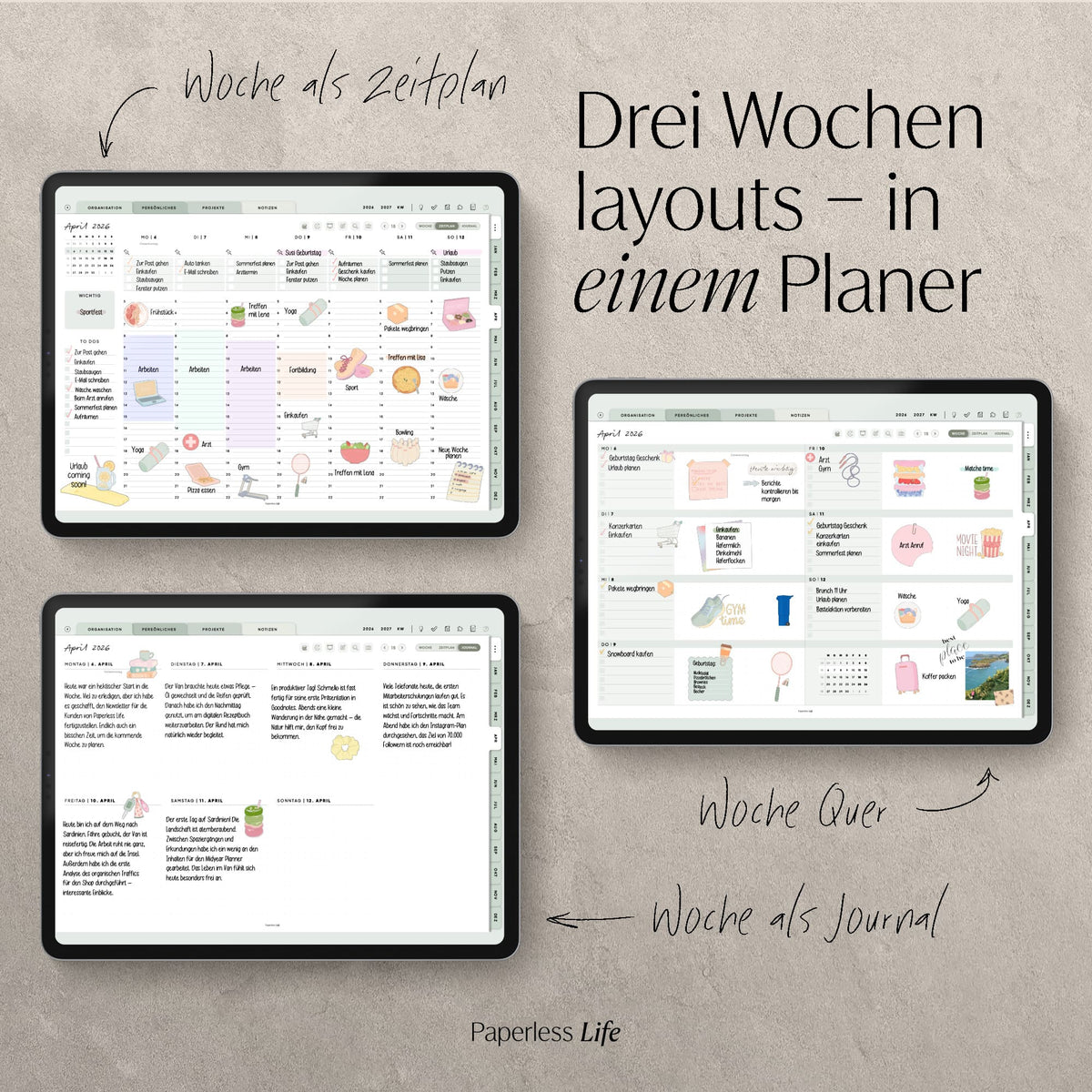 Digitaler Planer 2026 | Der Gamechanger
