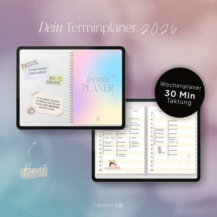 Digitaler Terminplaner 2026 | Für Solo-Selbstständige und kleine Teams
