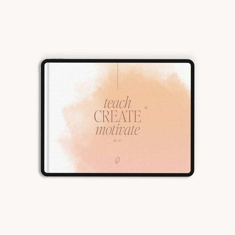 Digital Teacher Calendar Primary School 25/26 "The Gamechanger"