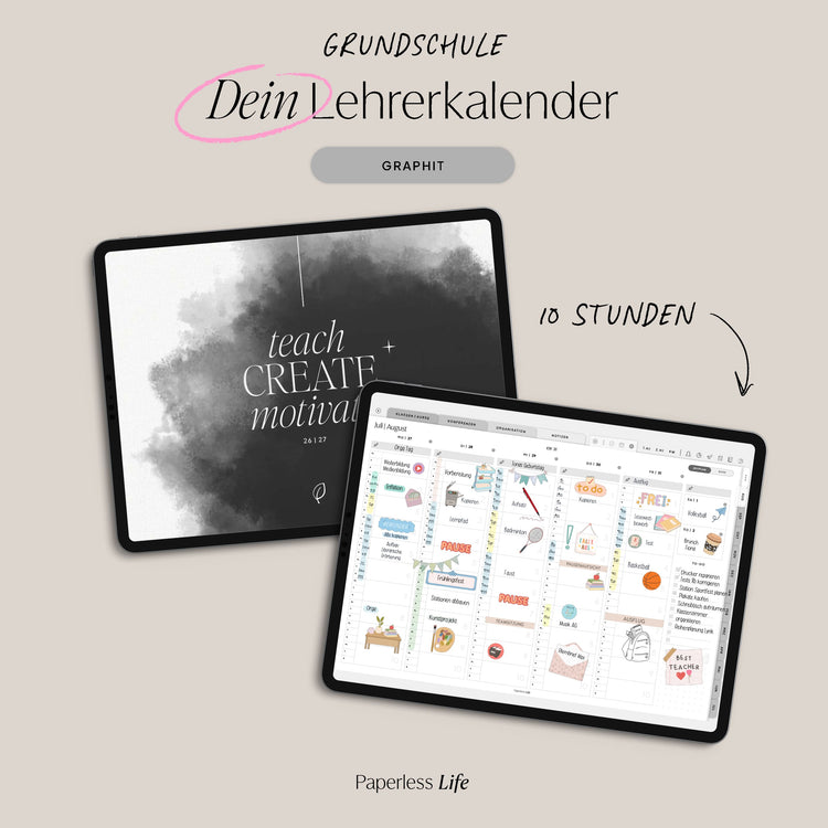 Digital Teacher Calendar Primary School 25/26 "The Gamechanger"