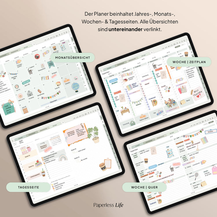 Digital Teacher Calendar Primary School 25/26 "The Gamechanger"