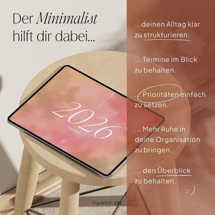 Digitales Starter-Bundle 2026 | Minimalist