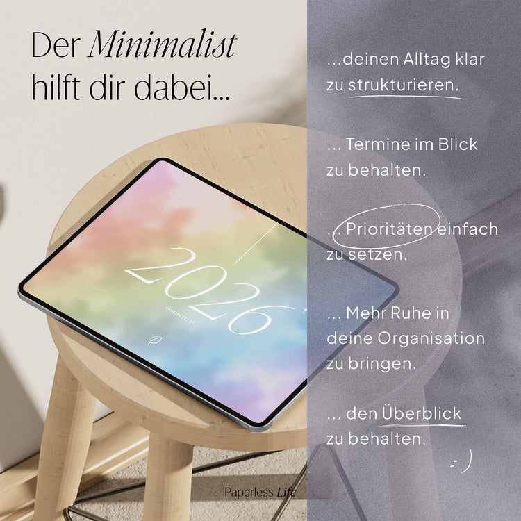 Digitales Starter-Bundle 2026 | Minimalist