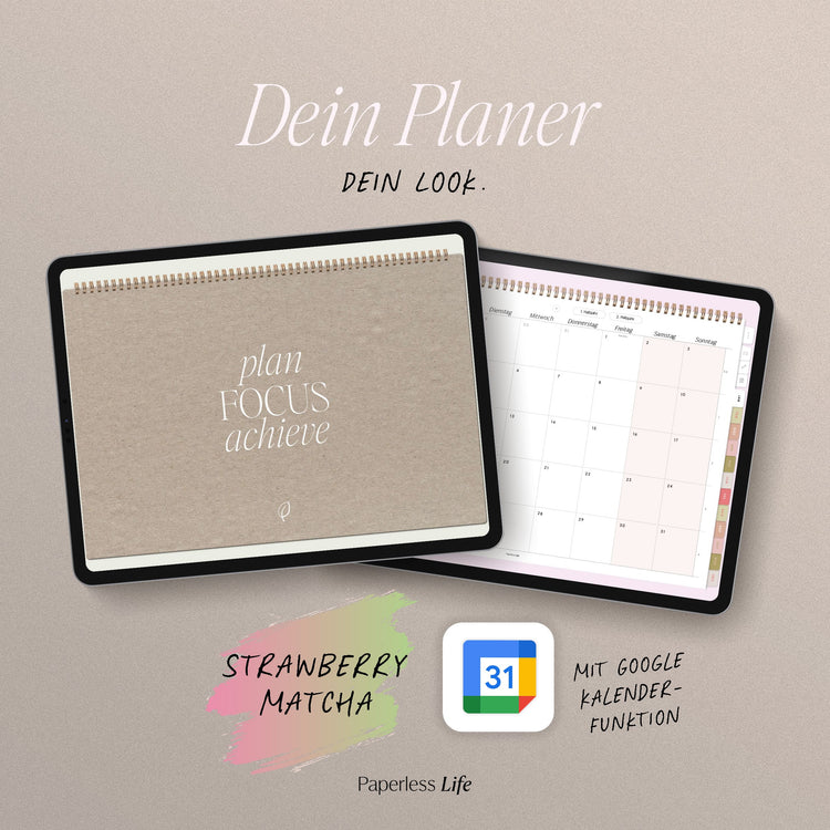 Digital monthly planner 2025