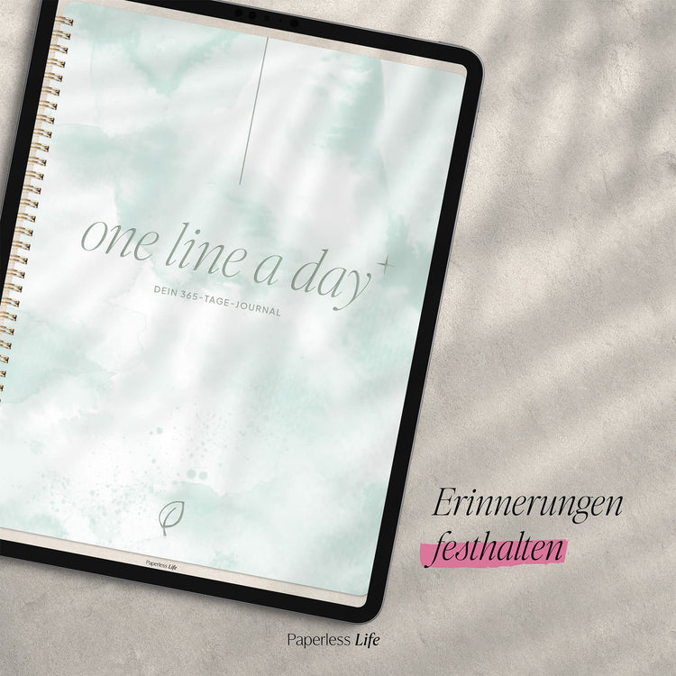One Line a Day | 1‑Jahres‑Tagebuch
