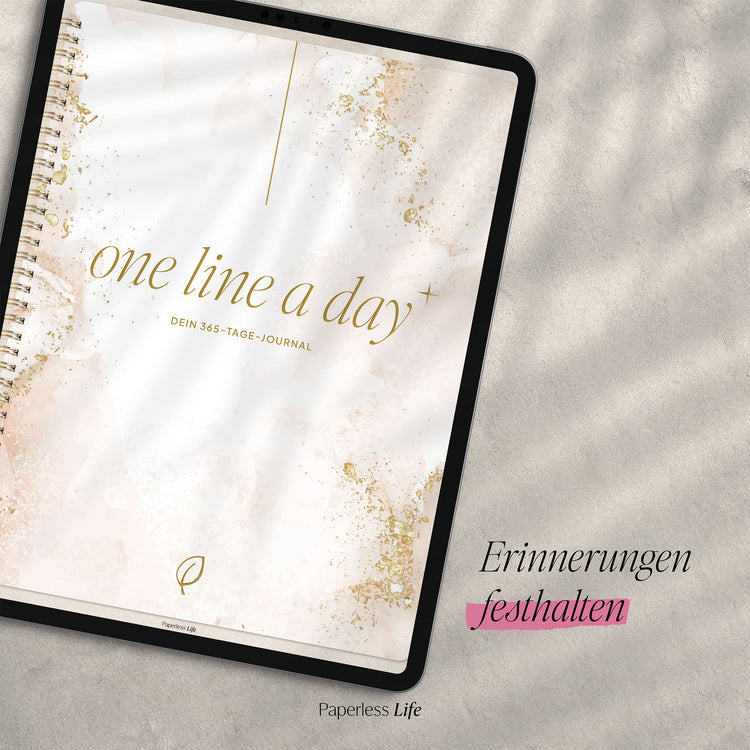 One Line a Day | 1‑Jahres‑Tagebuch