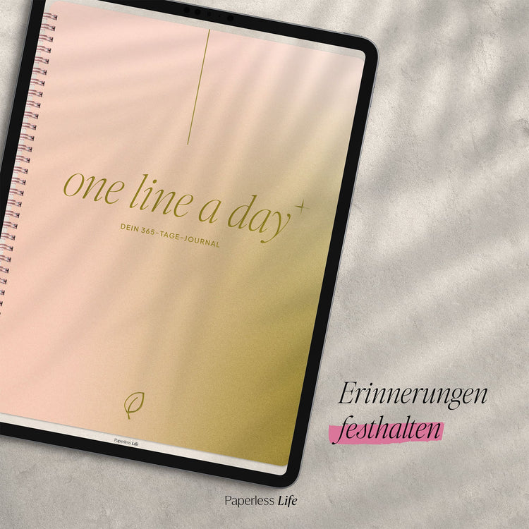 One Line a Day | 1‑Jahres‑Tagebuch