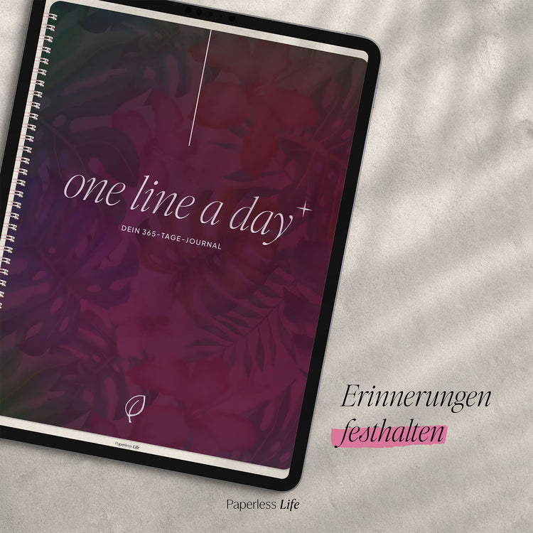 One Line a Day | 1‑Jahres‑Tagebuch
