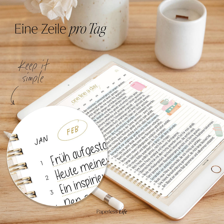 One Line a Day | 1‑Jahres‑Tagebuch
