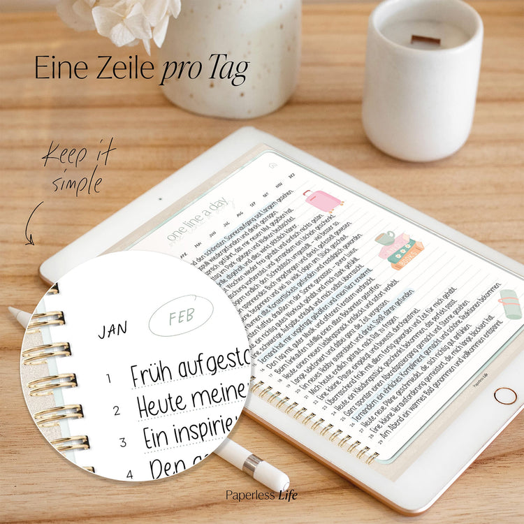 One Line a Day | 1‑Jahres‑Tagebuch