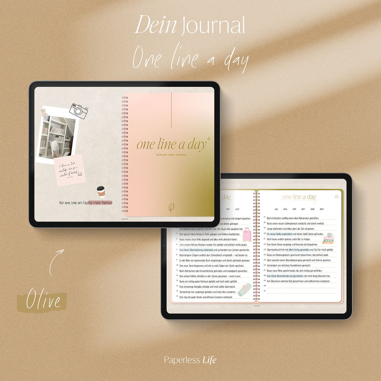 One Line a Day | 1‑Jahres‑Tagebuch