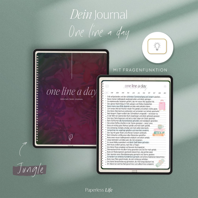 One Line a Day | 1‑Jahres‑Tagebuch
