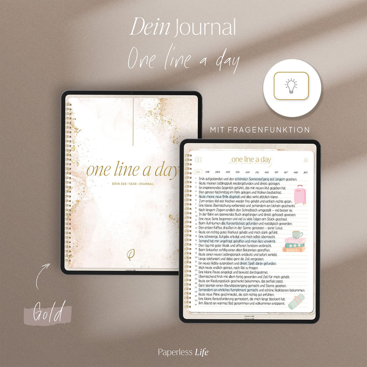 One Line a Day | 1‑Jahres‑Tagebuch