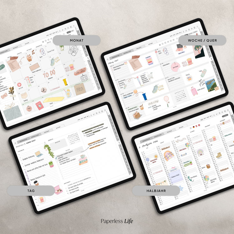 18-Month Digital Planner July 2025 - December 2026 | The Game Changer