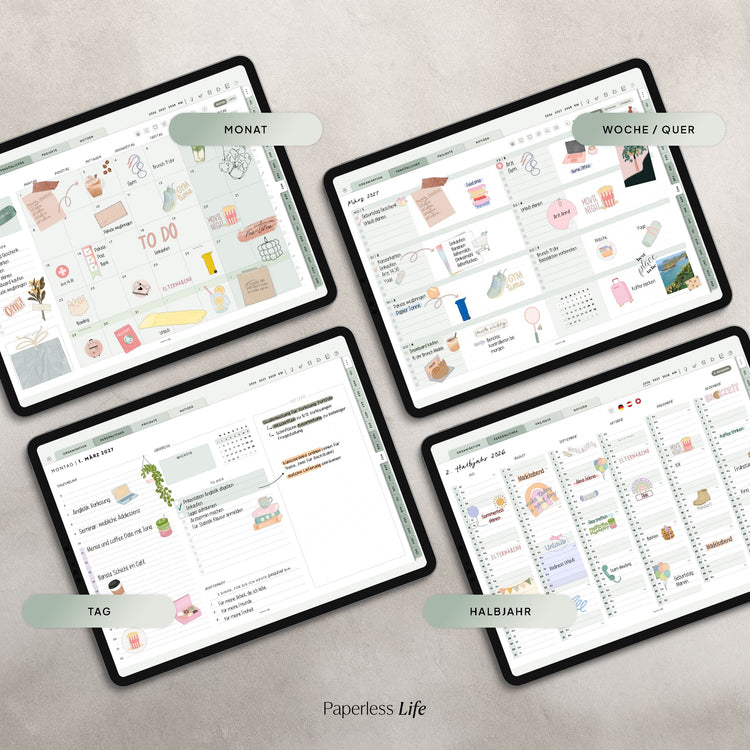 18-Month Digital Planner July 2025 - December 2026 | The Game Changer