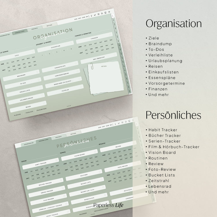 18-Month Digital Planner July 2025 - December 2026 | The Game Changer