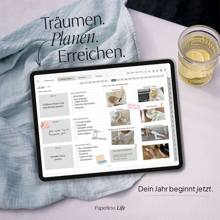 18-Month Digital Planner July 2025 - December 2026 | The Game Changer