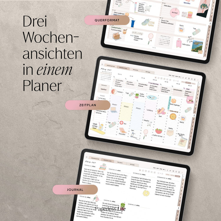 18-Month Digital Planner July 2025 - December 2026 | The Game Changer
