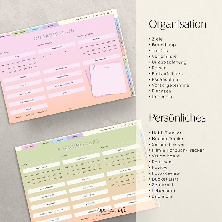 18-Month Digital Planner July 2025 - December 2026 | The Game Changer