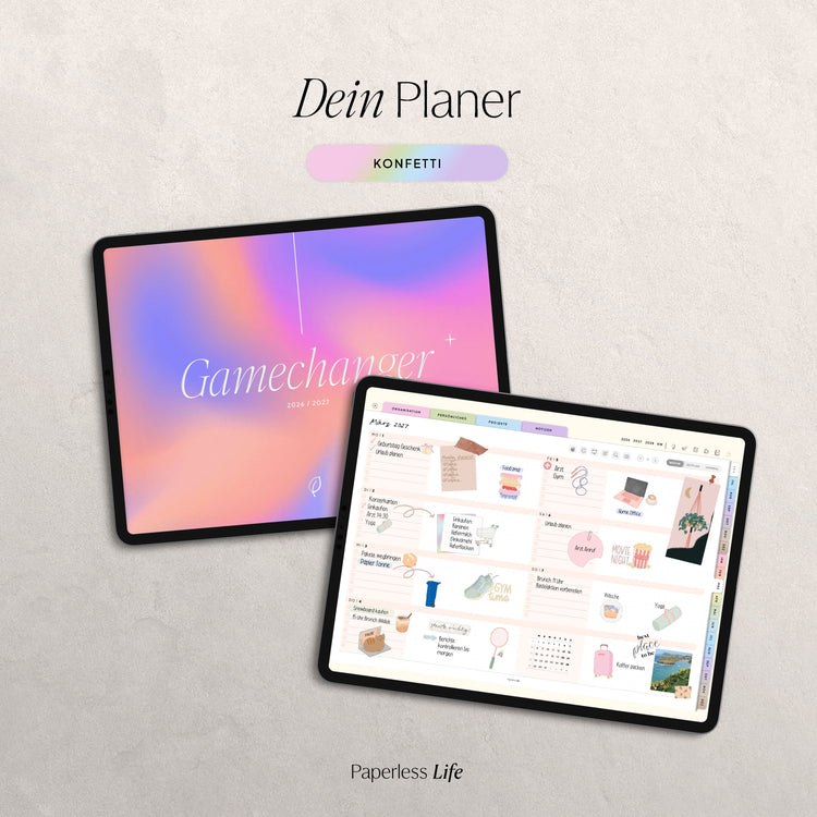18-Month Digital Planner July 2025 - December 2026 | The Game Changer