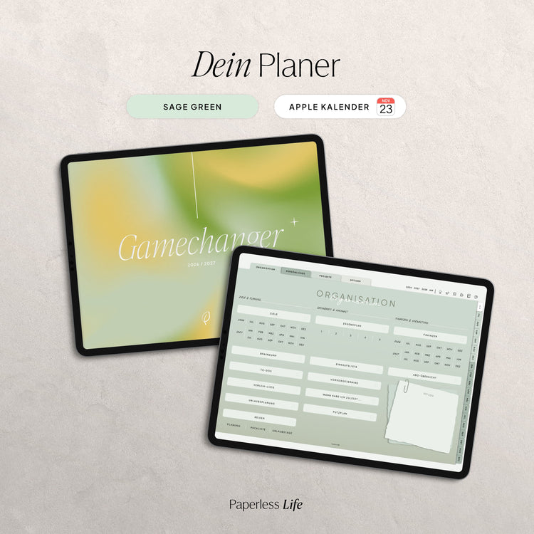 18-Month Digital Planner July 2025 - December 2026 | The Game Changer