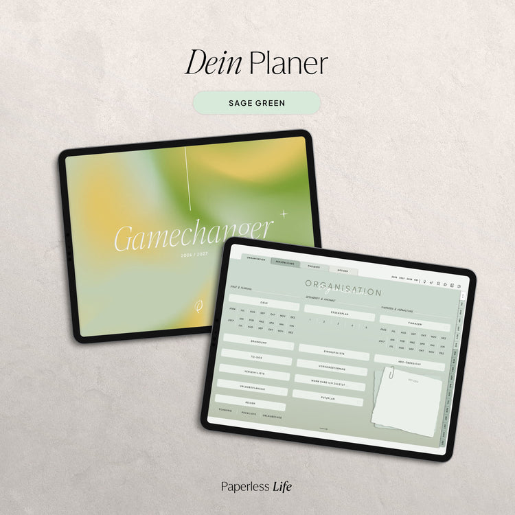 18-Month Digital Planner July 2025 - December 2026 | The Game Changer
