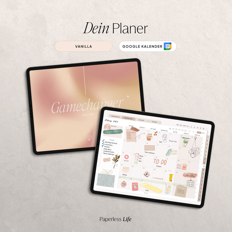 18-Month Digital Planner July 2025 - December 2026 | The Game Changer