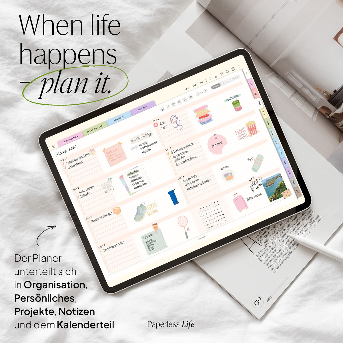 Digitaler Planer 2026 | Der Gamechanger