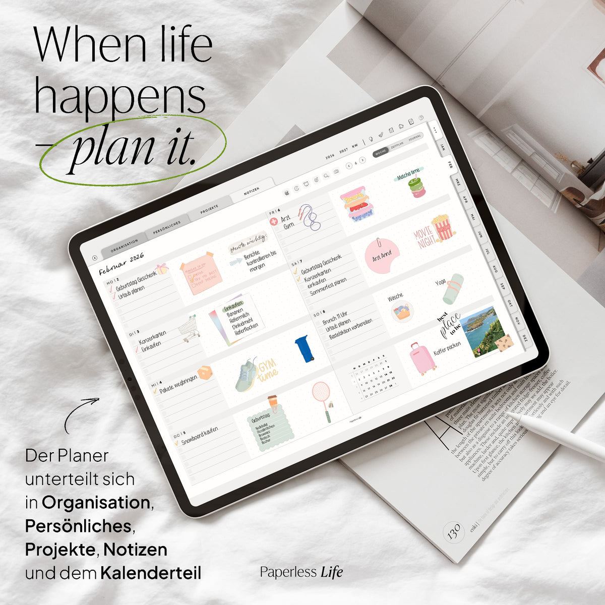 Digitaler Planer 2026 | Der Gamechanger