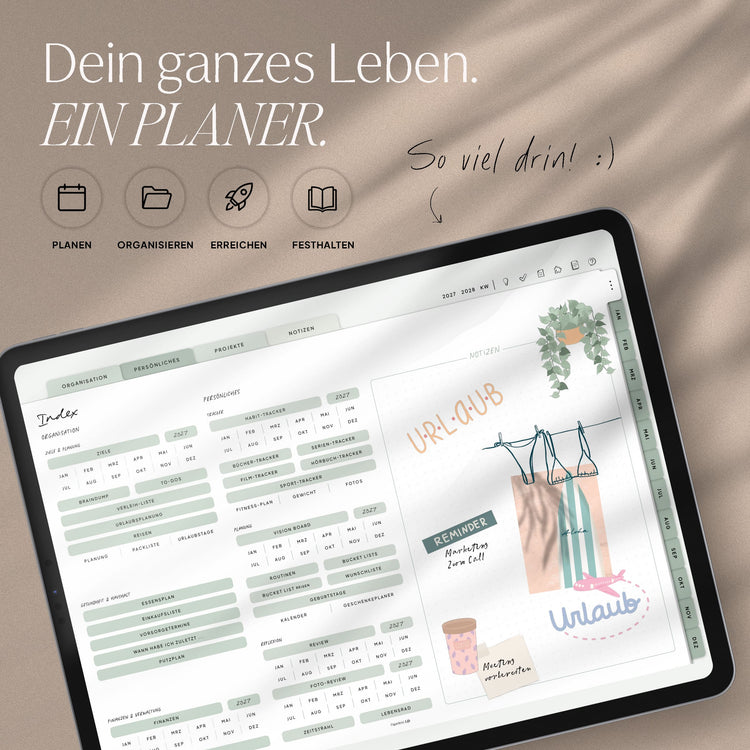 Digitaler Planer 2027 | Der Gamechanger