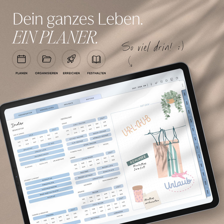 Digitaler Planer 2027 | Der Gamechanger